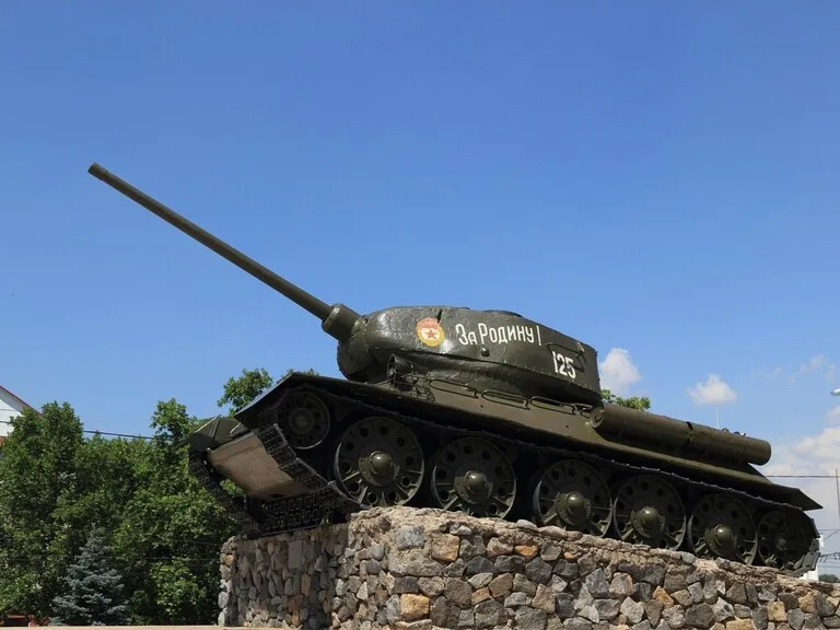 沿ドニエストル共和国にある戦車のモニュメント