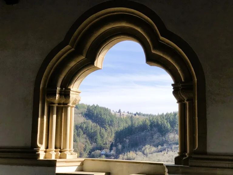 ヴィアンデン城からの風景