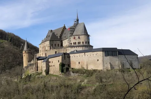 ルクセンブルグのヴィアンデン城(Vianden Castle)外観