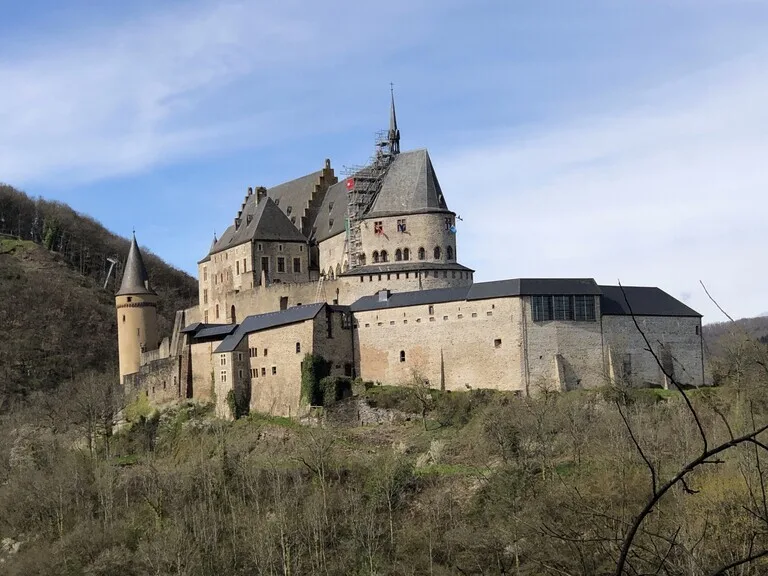 ルクセンブルグのヴィアンデン城(Vianden Castle)外観