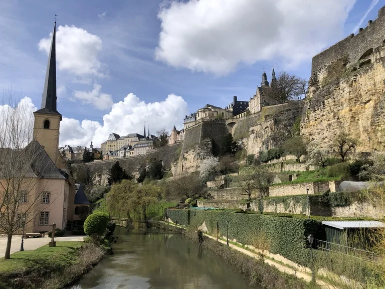 ルクセンブルクの要塞の風景