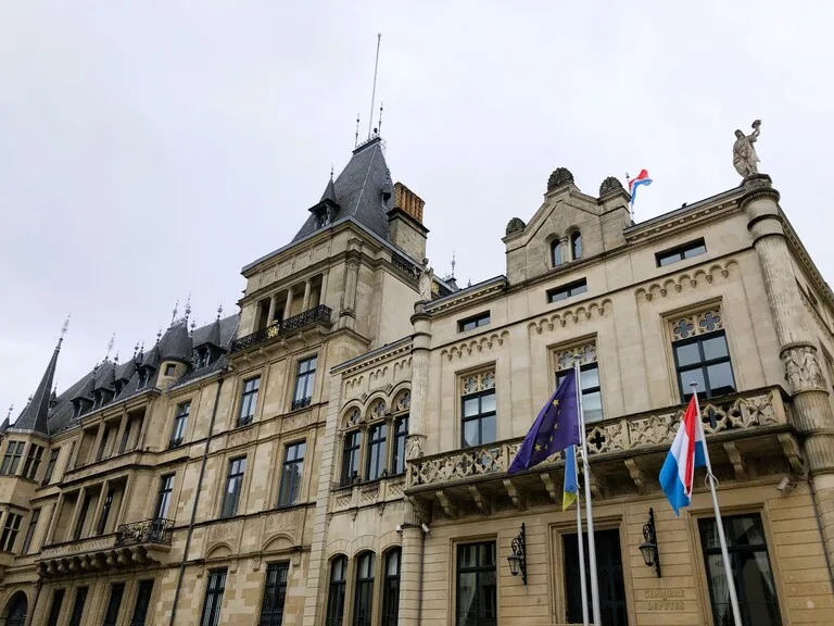 ルクセンブルク大公宮(Grand Ducal Palace)の外観