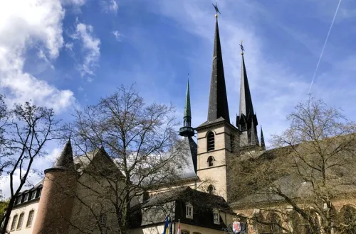 ルクセンブルグの旧市街の街並み