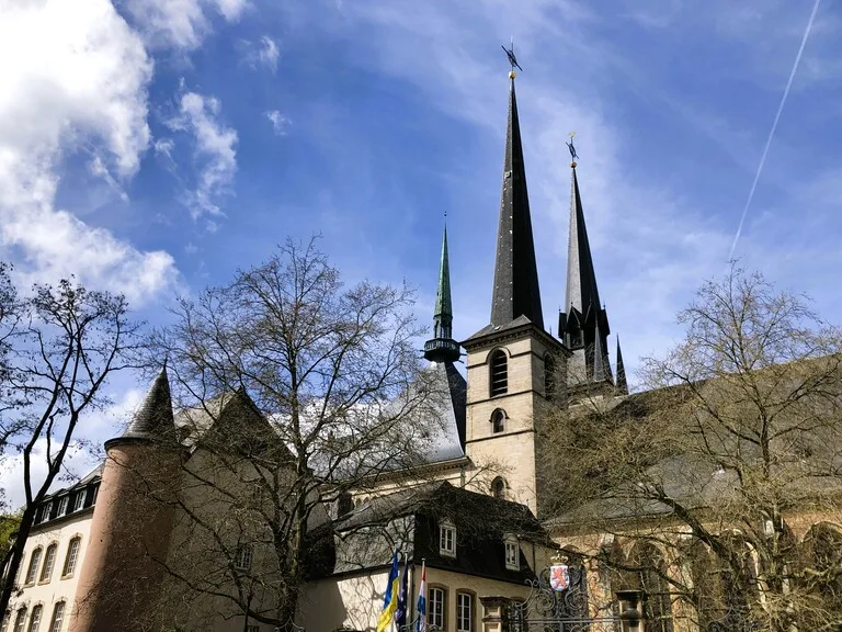 ルクセンブルグの旧市街の街並み