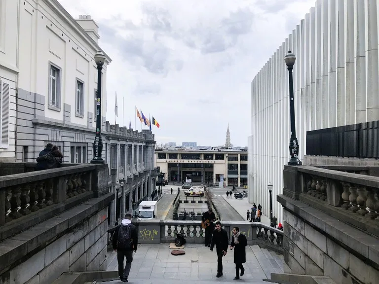 ベルギーのブリュッセル駅