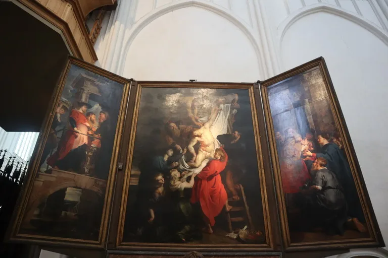 アントワープのノートルダム大聖堂にあるキリストの降架