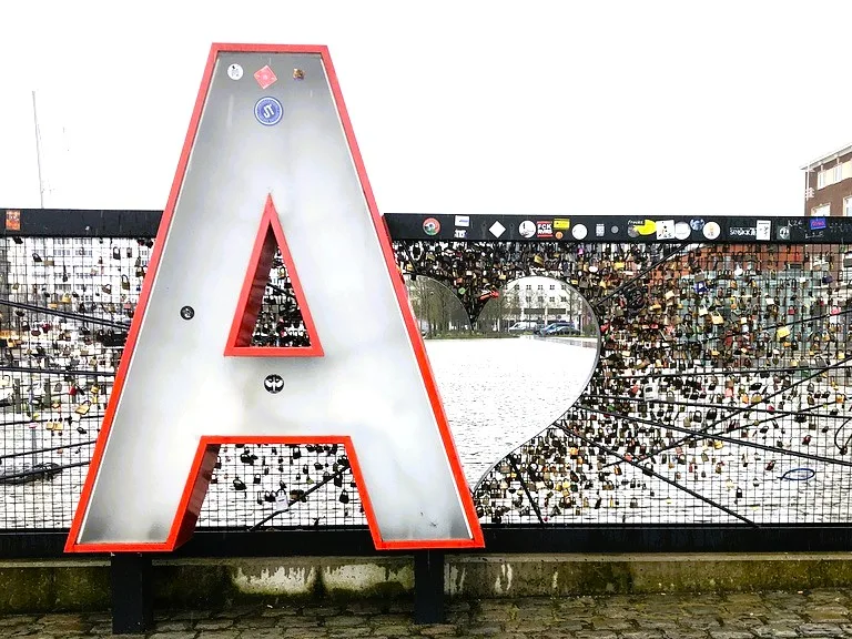 アントワープにあるA for Antwerp Sign