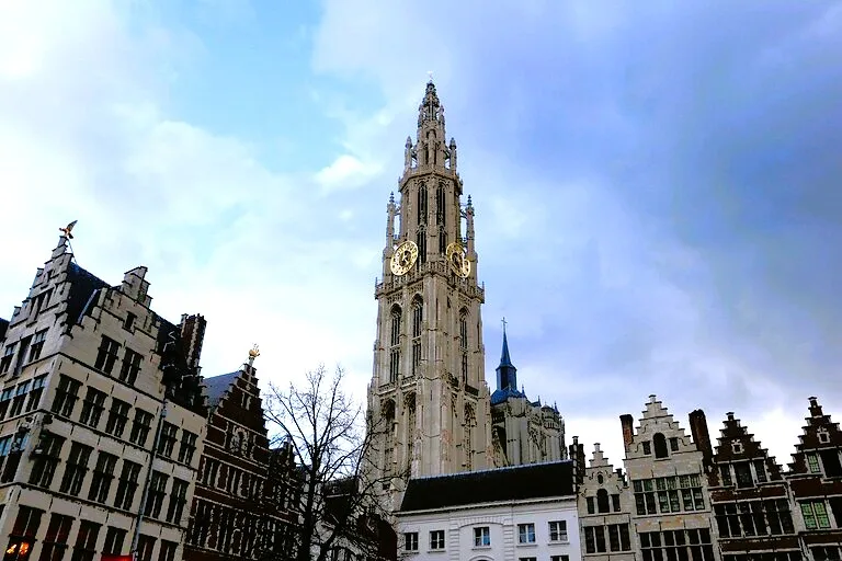 ベルギーのアントワープの街並み