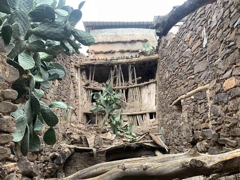 サウジアラビア・アシール地方にあるアル・ハバラの村の跡