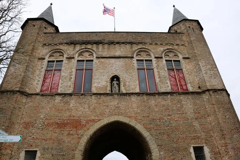 ベルギーのブルージュにあるヘント門（Ghent Gate）
