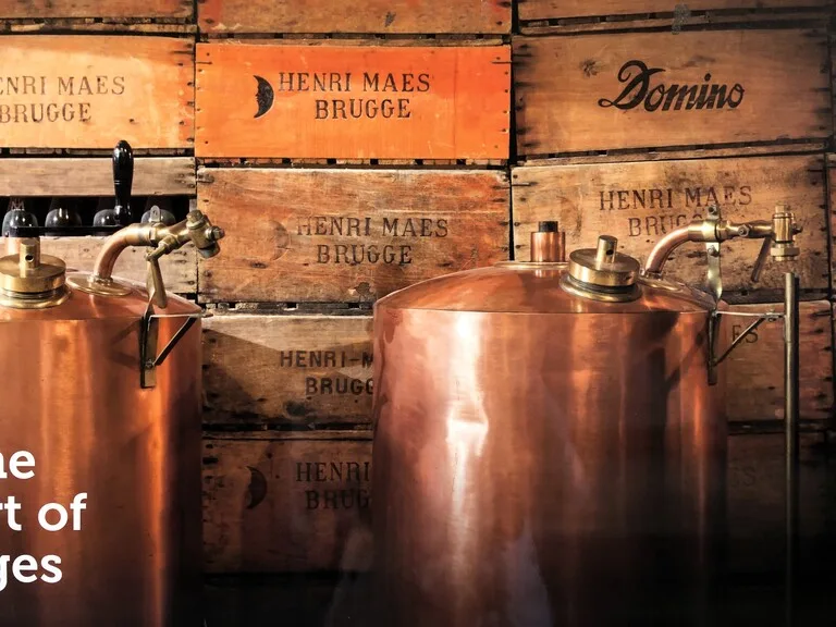 ベルギーのブルージュにあるデ・ハルヴェ・マーン醸造所（Huisbrouwerij De Halve Maan）