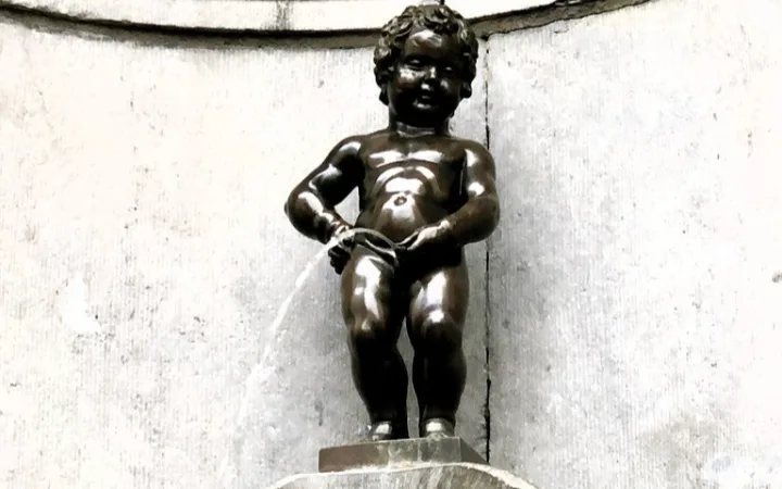 ベルギーの首都ブリュッセルにある小便小僧