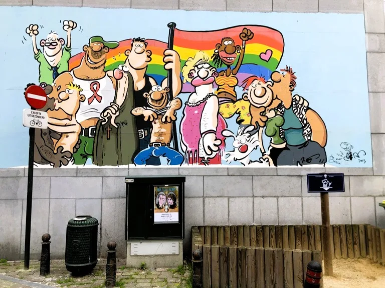 ブリュッセルのストリートアート