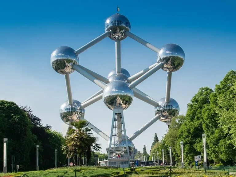 ベルギーのブリュッセルにあるアトミウム（Atomium）