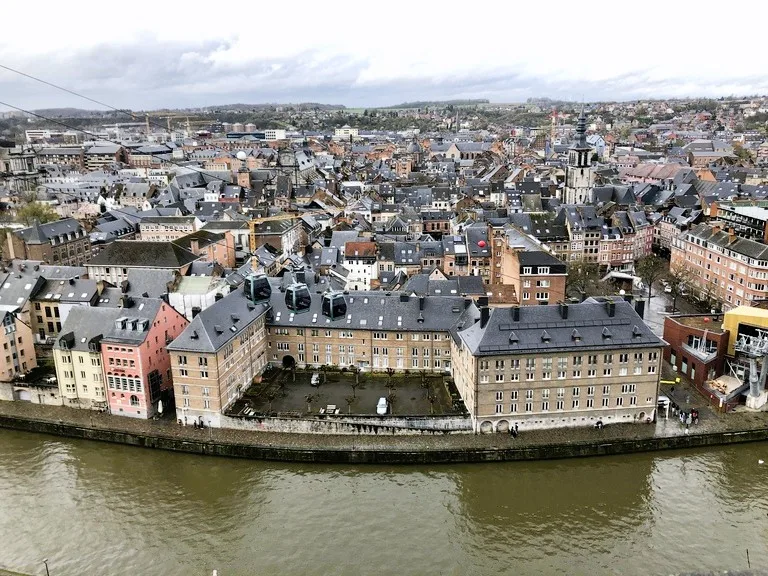 ベルギー、ナミュールの街並み