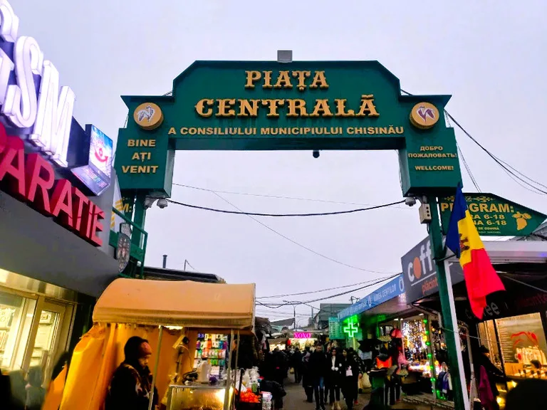モルドバ、キシナウの市場