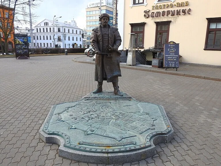 ベラルーシの首都ミンスクのトロイツコエ地区（Trinity Suburb）