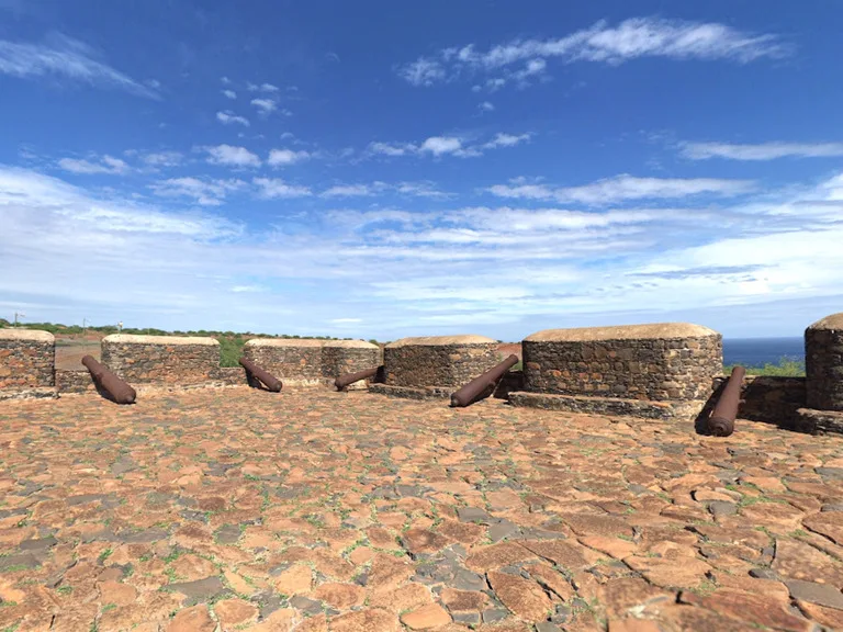 カーボベルデの世界遺産シダーデ・ヴェーリャ（Cidade Velha）にある要塞