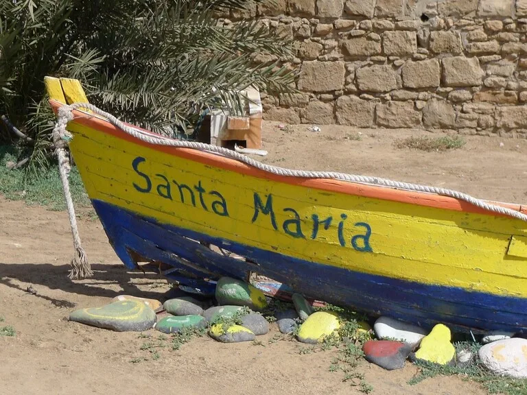 カーボベルデのボート