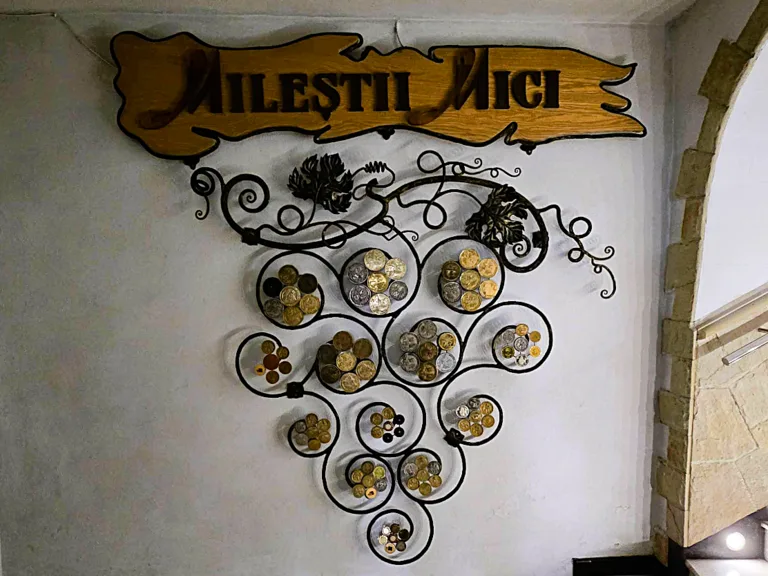 モルドバのワイナリーの看板