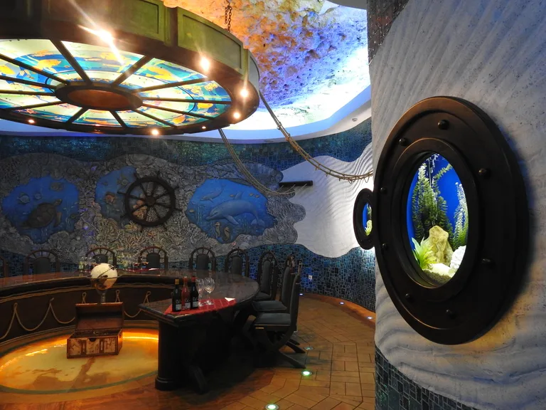 モルドバのクリコバワイナリーの試飲室