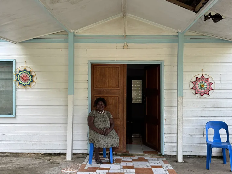 山本五十六墜落現場のツアーで立ち寄った個人宅のレストラン