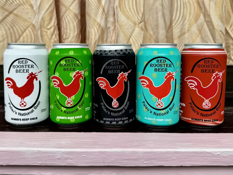 パラオ産の缶ビール